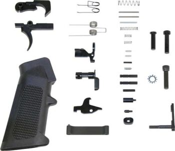 GUNTEC COMPLETE LOWER PARTS - KIT AR15 WITH A2 PISTOL GRIP