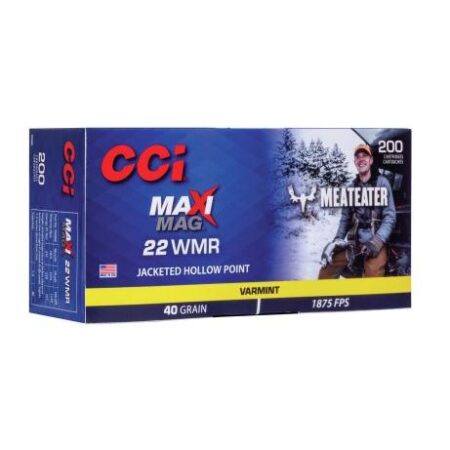 https3A2F2Fmedia.chattanoogashooting.com2Fimages2Fproduct2FCC09582FCC0958_2.jpg CCI Maxi Mag .22 WMR 40 gr JHP 200/Box
