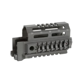 https3A2F2Fmedia.chattanoogashooting.com2Fimages2Fproduct2FMWMIAKALPHABKQR2FMWMIAKALPHABKQR-1.jpg Midwest Industries AK Alpha Series Krink Quad Rail Handguard Black