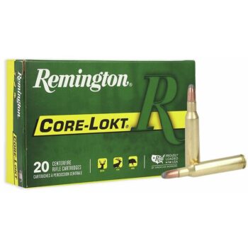 https3A2F2Fmedia.chattanoogashooting.com2Fimages2Fproduct2FRT283352FRT28335-1.jpg Remington Core-Lokt Rifle Ammunition .257 Roberts +P 117 gr SP 2650 fps 20/ct