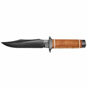 https3A2F2Fmedia.chattanoogashooting.com2Fimages2Fproduct2FSGSOGSB1TL2FSGSOGSB1TL.jpg SOG Super SOG Bowie Knife 7.5" Blade Brown Leather