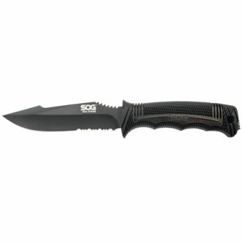https3A2F2Fmedia.chattanoogashooting.com2Fimages2Fproduct2FSGSOGSS1003CP2FSGSOGSS1003CP.jpg SOG SEAL Strike Knife 4.9" Partially Serrated Blade Black