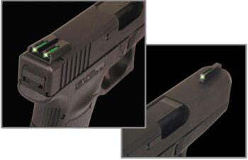 https3A2F2Fmedia.chattanoogashooting.com2Fimages2Fproduct2FXRTG131NT12FXRTG131NT1.jpg Truglo TFO Tritium/Fiber-Optic Day/Night Sights Fit Novak 1911 .260/.450 Front/Rear Green