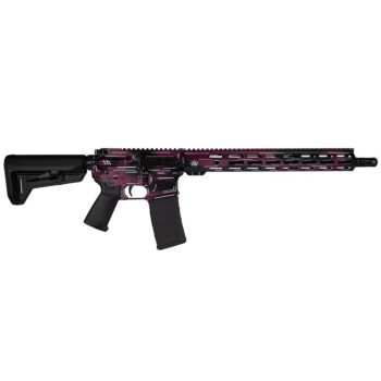 https3A2F2Fmedia.chattanoogashooting.com2Fimages2Fproduct2FZCSCC02119ABKCHCC2FZCSCC02119ABKCHCC2.jpg Shark Coast Tactical "Anime- Black Cherry" Rifle 5.56mm 10rd Magazine 16" Barrel 15" MLOK Handguard California Compliant