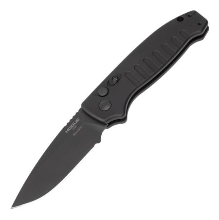https3A2F2Fmedia.chattanoogashooting.com2Fimages2Fproduct2Fjn641302Fjn64130.jpg Hogue Ballista I Automatic Folder Knife 3 1/2" Drop Point Blade Black