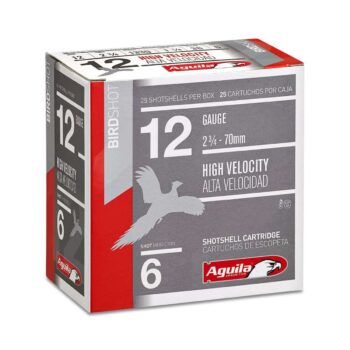 https3A2F2Fwww.2ndamendmentwholesale.com2Fmedia2Fcatalog2Fproduct2F12Fc2F1chb1206-box_1_1-1.jpg Aguila Ammunition 12ga Birdshot 2.75 inch Shotgun Shells - #6 Shot | 1.25oz | 1330 fps | 25rd Box