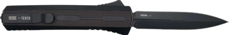 https3A2F2Fwww.2ndamendmentwholesale.com2Fmedia2Fcatalog2Fproduct2Fa2F72Fa7-black-dagger-right.jpg Zastava A7 OTF Knife - Tactical Black Wood | S35VN Dagger Blade