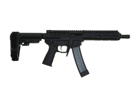 https3A2F2Fwww.2ndamendmentwholesale.com2Fmedia2Fcatalog2Fproduct2Fw2Fa2Fwarscorp9-blk.png Wraithworks WARSCORP9 Side-charging AR Pistol - Black | 9mm | 8.5" Barrel | 7" M-LOK Rail | SBA3 Brace | Accepts Scorpion Mags
