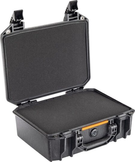vcv200_open.jpg PELICAN VAULT MEDIUM PISTOL - CASE W/ FOAM BLACK