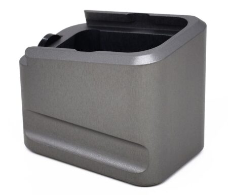 wnmeg1954grdde6.jpg WARNE GLOCK 17/22 MAG EXTENSION GRY