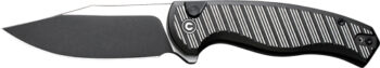 CIVIVI KNIFE STORMHOWL 3.3" - BLACK ALUMINUM/BLACK STONEWASH