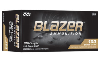 BLAZER BRASS 9MM 115GR FMJ 100/1000