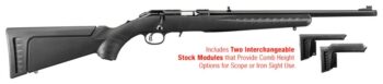 RUGER AMERICAN 17HMR  9-SHOT - 18" MATTE BLACK THREAED BBL