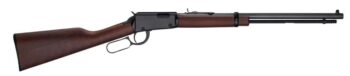 HENRY H1 FRONTIER LEVER RIFLE - 17HMR 20" OCT. BLUED WALNUT