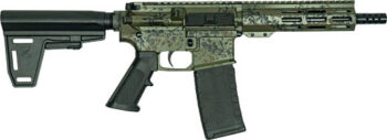 GLFA AR15 PISTOL 223 WYLDE - BUNDLE W/ 5 KNIVES LICHEN GRN