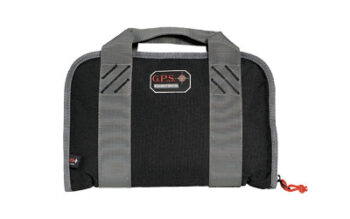 GPS DOUBLE COMPACT PISTOL CASE BLACK
