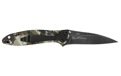KERSHAW LEEK 3" KINGS CAMO BLKWASH