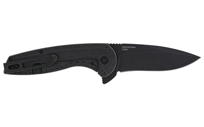 SOG AEGIS FLK 3.25" DROP PT BLK