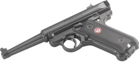 g40104z_onside.jpg RUGER MARK IV STANDARD 22LR - 4.75" FIXED SIGHT SYNTHETIC