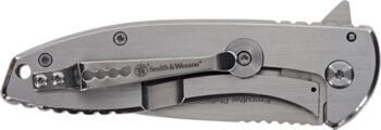 S&W KNIFE EXECUTIVE PLATINUM - 3" SS/SS DROP POINT W/PKT CLIP