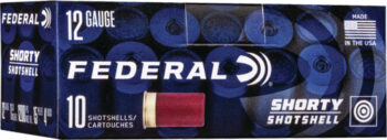 FEDERAL SHORTY SHOTSHELL 12GA - 1.75" 15/16OZ 4BK 10RD 10BX/C