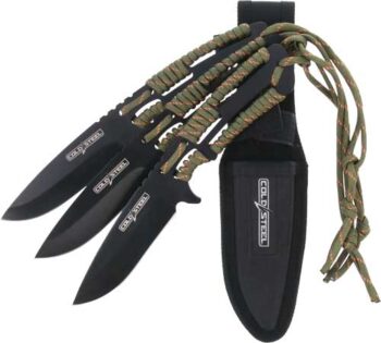 COLD STEEL THROWING KNIVES - 4.4" BLADE 3-PACK W/SHEATH