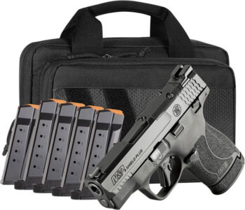 S&W M&P9 SHIELD PLUS OPTICS CT - TS NIGHT SGT 6 MAGS BUNDLE