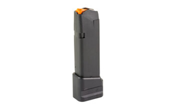 MAG SHIELD FITS GLOCK 19 +5/4 EXT BK