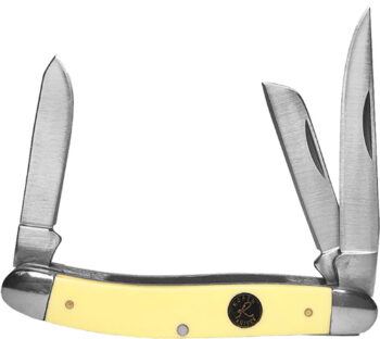 RP0001CYD.jpg ABKT ROPER PECOS STOCKMAN 2.5" - LINER LOCK CREAM HANDLES
