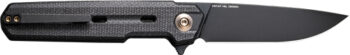 WE220261_CLIP-SIDE.jpg WE KNIFE NAVO 3.25" BLACK - CANVAS MICARTA STONEWASH
