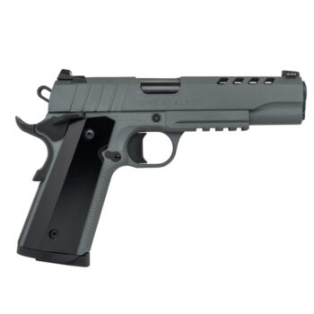 Tisas 1911 Night Stalker Handgun 45 ACP 8rd Magazines (2) 5" Barrel Grey with Black Grips