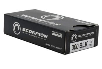 SCORPION 300 BLACKOUT - 147GR FMJ 20RD 10BX/CS