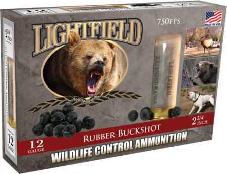 LIGHTFIELD 12GA 2.75" 21-BALL - RUBBER BUCKSHOT 5RD 10BX/CS