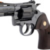 GPYTHONBP3WTS_ANGLE.jpg COLT PYTHON 357MAG 3" 6RD - BLUED WALNUT GOLD MEDALLION