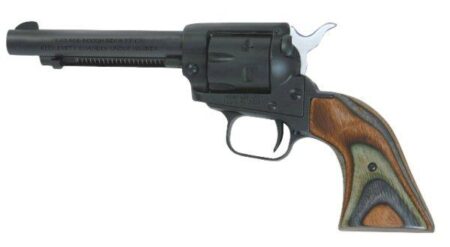 https3A2F2Fmedia.chattanoogashooting.com2Fimages2Fproduct2FHXRR22MBS42FHXRR22MBS4.jpg HERITAGE ROUGH RIDER 22LR/22MAG COMBO 4.75" BLK CAMO LAMIN GRIP