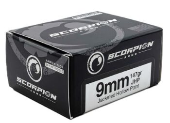SCORPION 9MM LUGER - 147GR JHP 20RD 10BX/CS