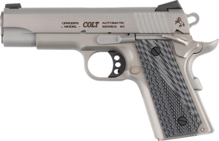 COLT LIGHTWEIGHT OFFICER 45ACP - 4.25" 8-SH SS TWO TONE